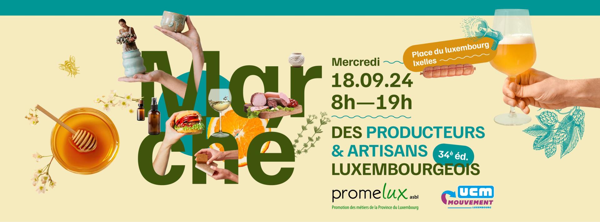 Marche des producteurs luxembourgeois affiche